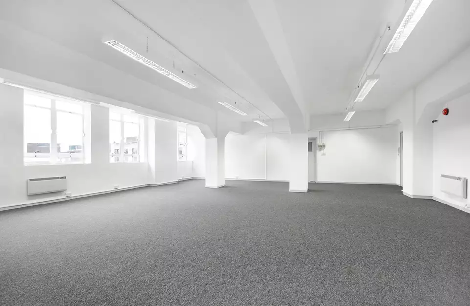 Office space to rent at The Biscuit Factory, Drummond Road, London, unit TB.J301, 1040 sq ft (96 sq m).