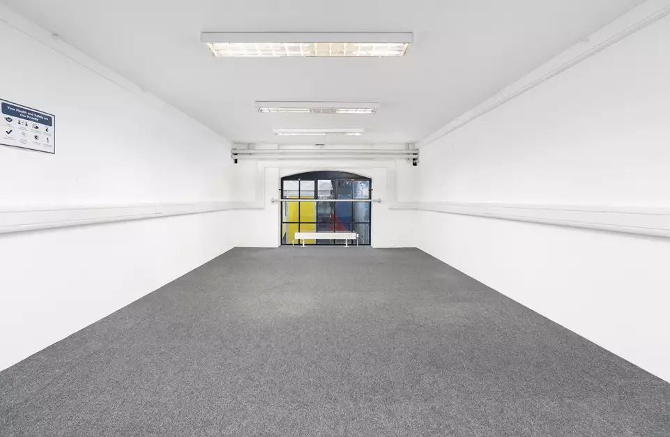 Office space to rent at Busworks, North Road, London, unit UN2.35, 311 sq ft (28 sq m).