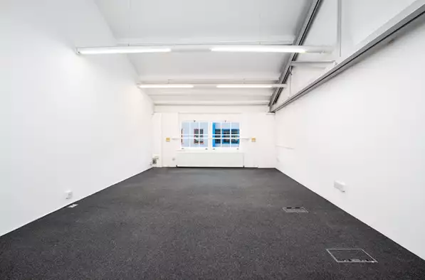 Office space to rent at Busworks, North Road, London, unit UN4.23, 312 sq ft (28 sq m).
