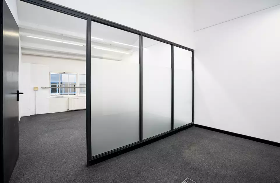Office space to rent at Busworks, North Road, London, unit UN4.36, 268 sq ft (24 sq m).