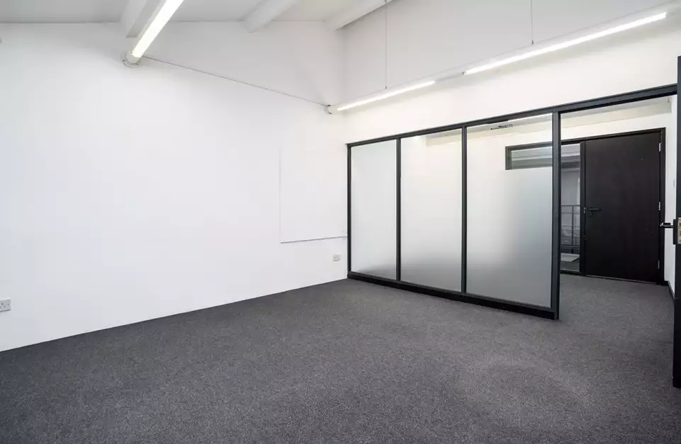 Office space to rent at Busworks, North Road, London, unit UN4.36, 268 sq ft (24 sq m).