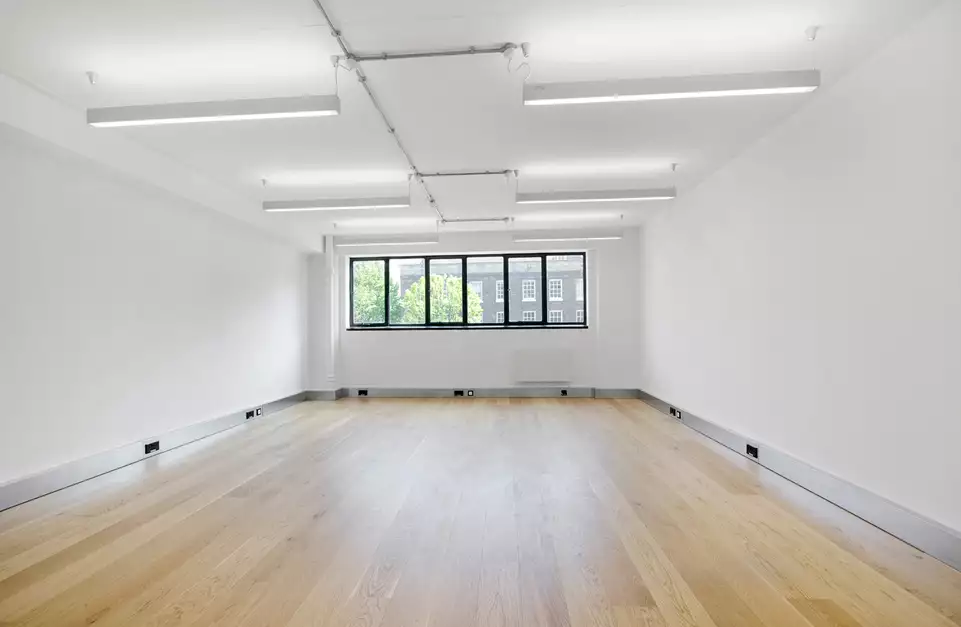 Office space to rent at East London Works, 75  Whitechapel Road, London, unit WH1.22, 428 sq ft (39 sq m).