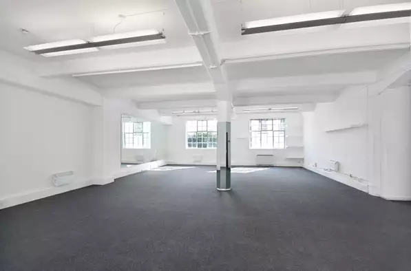 Office space to rent at Pall Mall Deposit, 124-128 Barlby Road, Ladbroke Grove, London, unit PL41, 1122 sq ft (104 sq m).