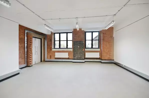Office space to rent at Pill Box, 115 Coventry Road, Bethnal Green, London, unit PB.120, 508 sq ft (47 sq m).