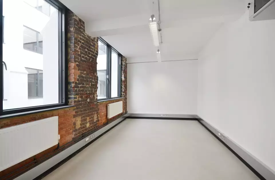 Office space to rent at Pill Box, 115 Coventry Road, Bethnal Green, London, unit PB.304, 211 sq ft (19 sq m).