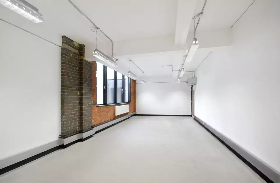 Office space to rent at Pill Box, 115 Coventry Road, Bethnal Green, London, unit PB.309, 440 sq ft (40 sq m).