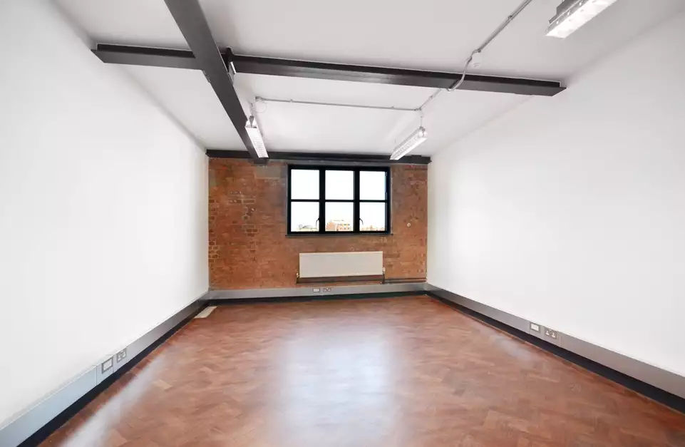 Office space to rent at Pill Box, 115 Coventry Road, Bethnal Green, London, unit PB.401, 289 sq ft (26 sq m).