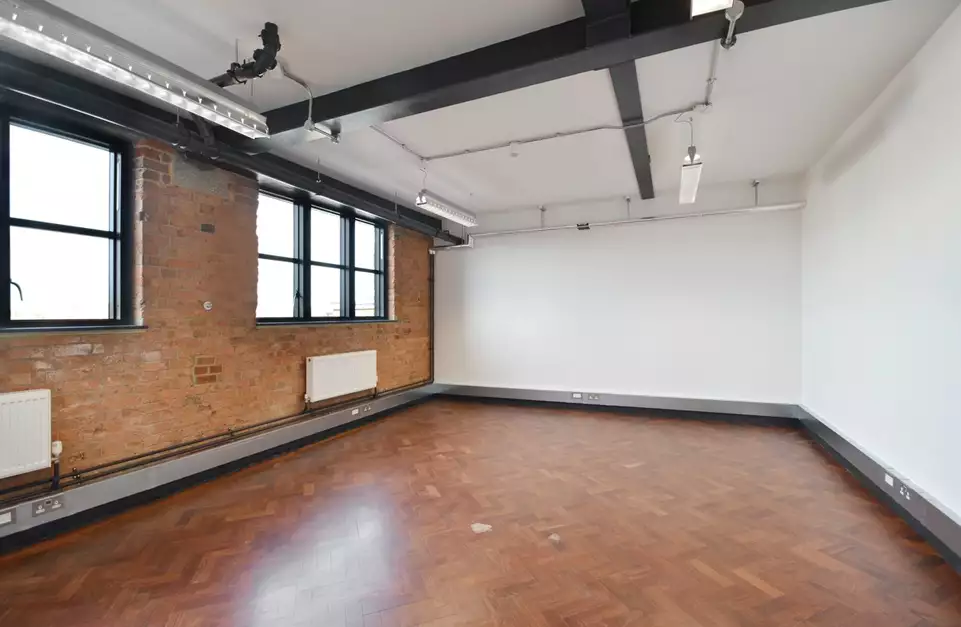 Office space to rent at Pill Box, 115 Coventry Road, Bethnal Green, London, unit PB.402, 315 sq ft (29 sq m).