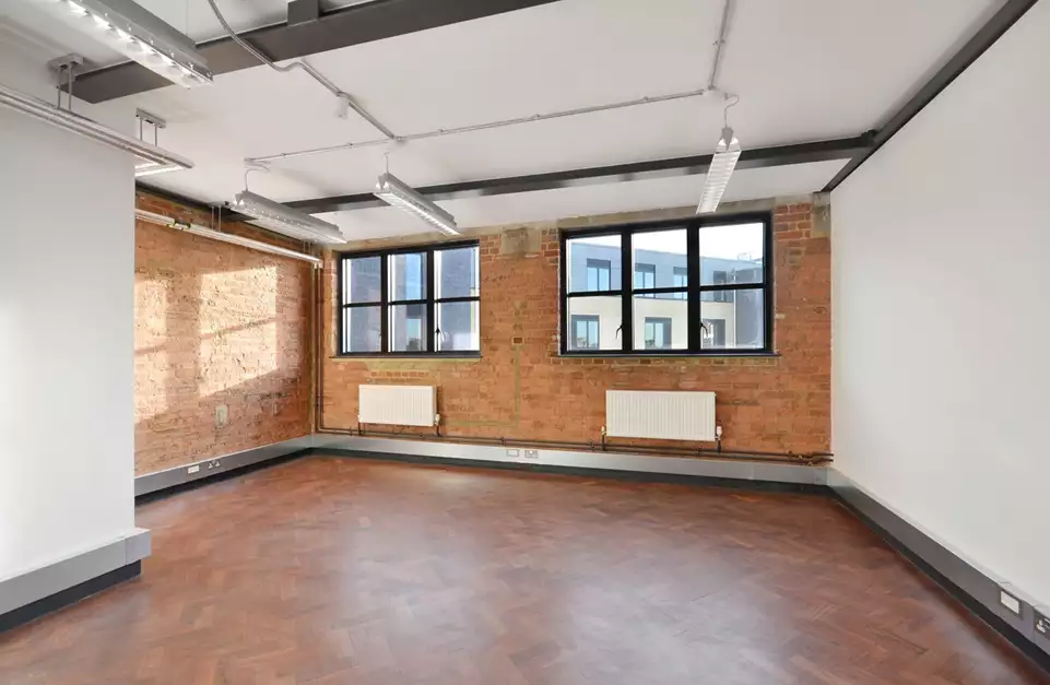 Office space to rent at Pill Box, 115 Coventry Road, Bethnal Green, London, unit PB.409, 320 sq ft (29 sq m).