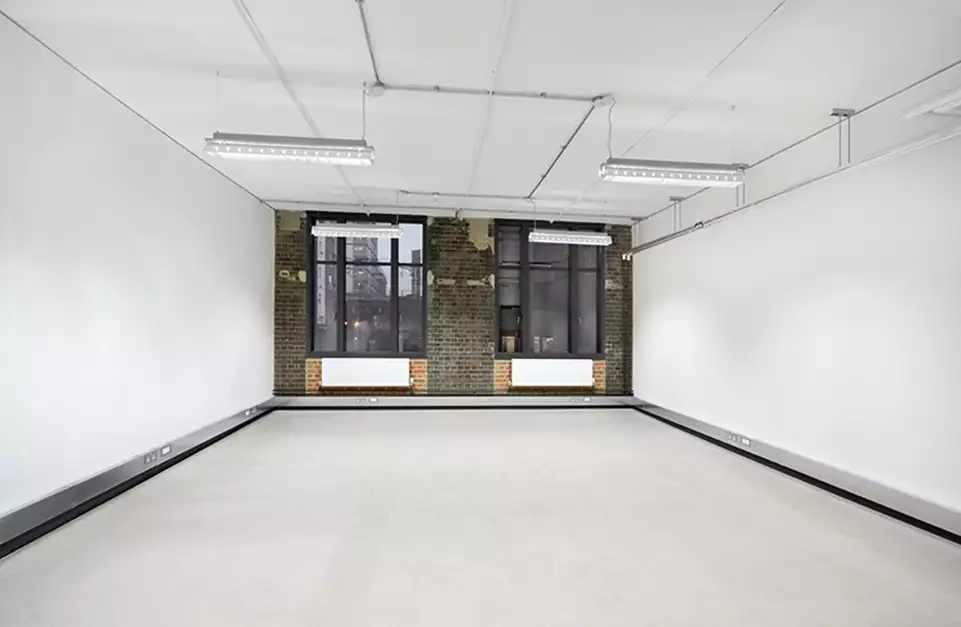 Office space to rent at Pill Box, 115 Coventry Road, Bethnal Green, London, unit PB.G02, 525 sq ft (48 sq m).