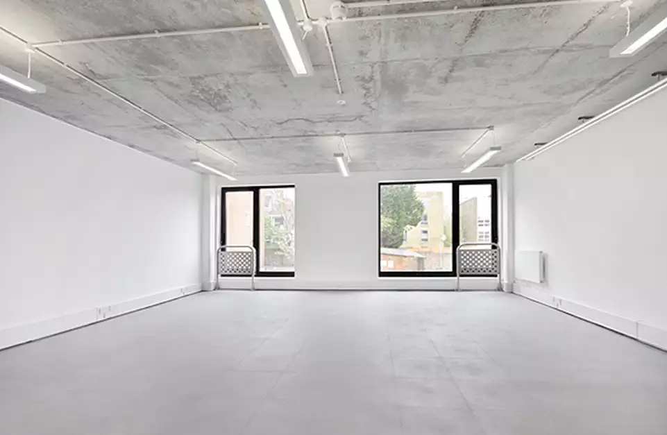 Office space to rent at ScreenWorks, 22 Highbury Grove, Islington, London, unit SW.107, 678 sq ft (62 sq m).