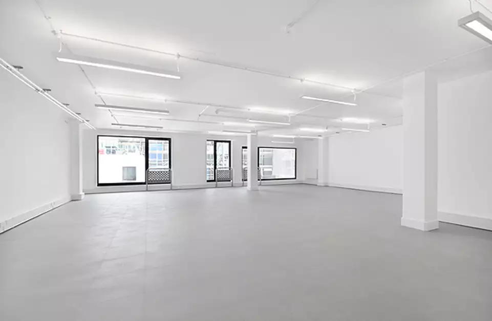 Office space to rent at ScreenWorks, 22 Highbury Grove, Islington, London, unit SW.211, 1410 sq ft (130 sq m).