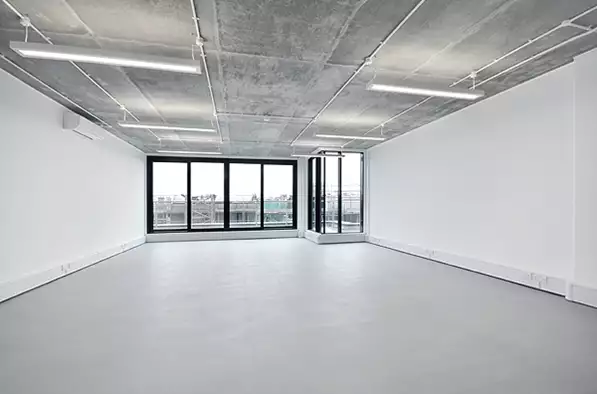Office space to rent at ScreenWorks, 22 Highbury Grove, Islington, London, unit SW.404, 707 sq ft (65 sq m).
