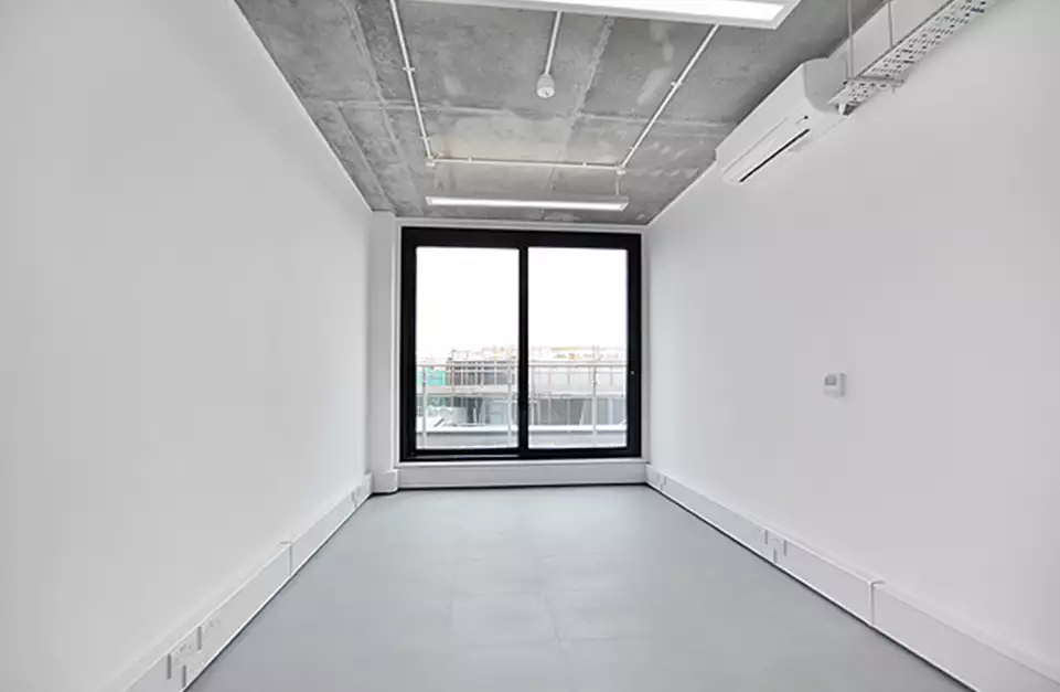 Office space to rent at ScreenWorks, 22 Highbury Grove, Islington, London, unit SW.405, 213 sq ft (19 sq m).