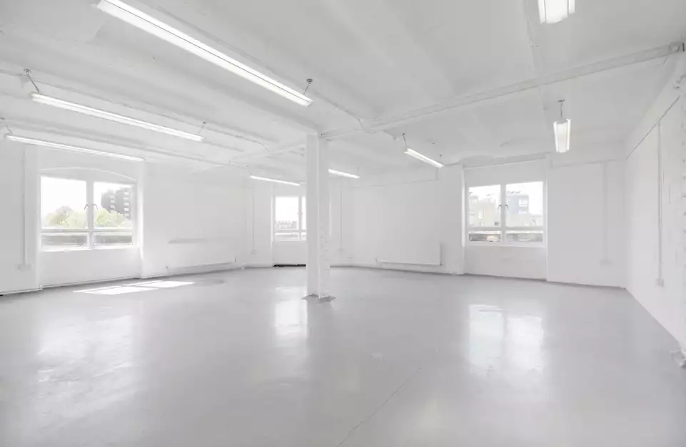 Office space to rent at The Biscuit Factory, Drummond Road, London, unit TB.B201.3, 734 sq ft (68 sq m).