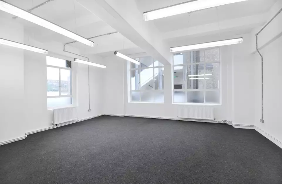 Office space to rent at The Biscuit Factory, Drummond Road, London, unit TB.K106, 495 sq ft (45 sq m).
