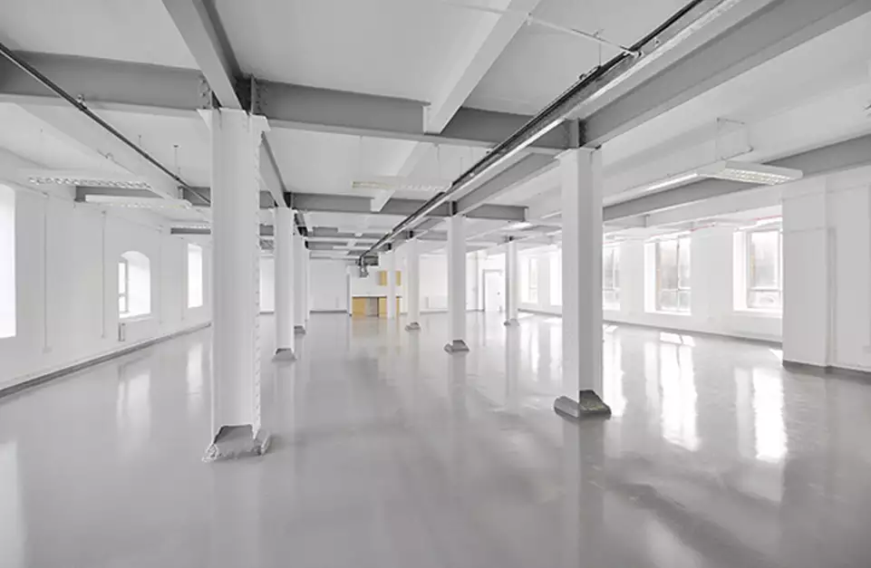 Office space to rent at The Biscuit Factory, Drummond Road, London, unit TB.A102, 2985 sq ft (277 sq m).