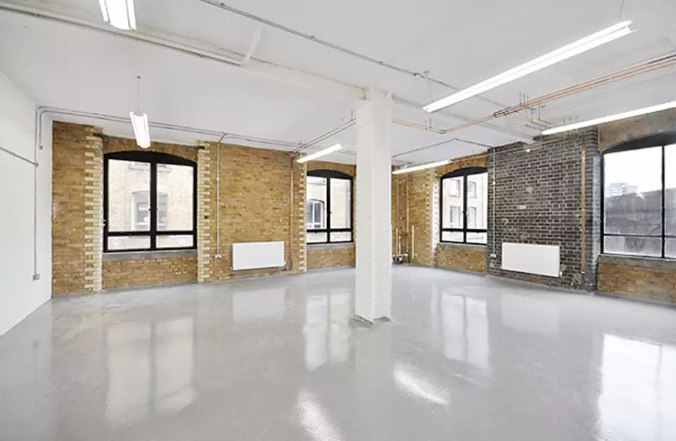 Office space to rent at The Biscuit Factory, Drummond Road, London, unit TB.B101, 711 sq ft (66 sq m).