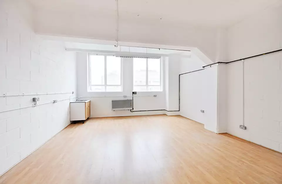 Office space to rent at The Biscuit Factory, Drummond Road, London, unit TB.J103, 380 sq ft (35 sq m).