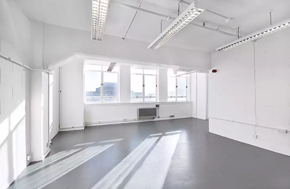 Office space to rent at The Biscuit Factory, Drummond Road, London, unit TB.J401, 440 sq ft (40 sq m).