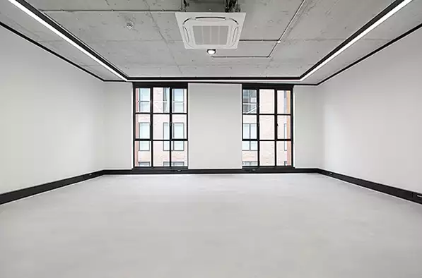 Office space to rent at The Frames, 1 Phipp Street, London, unit FR.108, 542 sq ft (50 sq m).