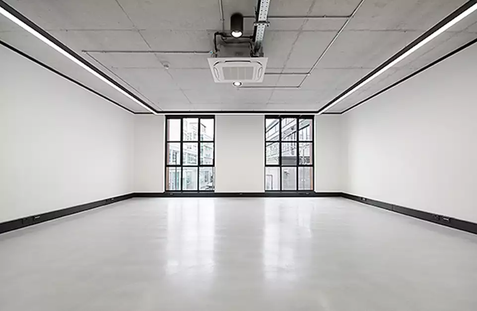 Office space to rent at The Frames, 1 Phipp Street, London, unit FR.104, 702 sq ft (65 sq m).