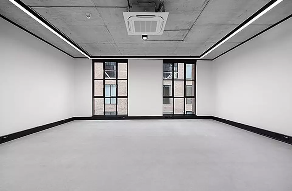 Office space to rent at The Frames, 1 Phipp Street, London, unit FR.109, 585 sq ft (54 sq m).