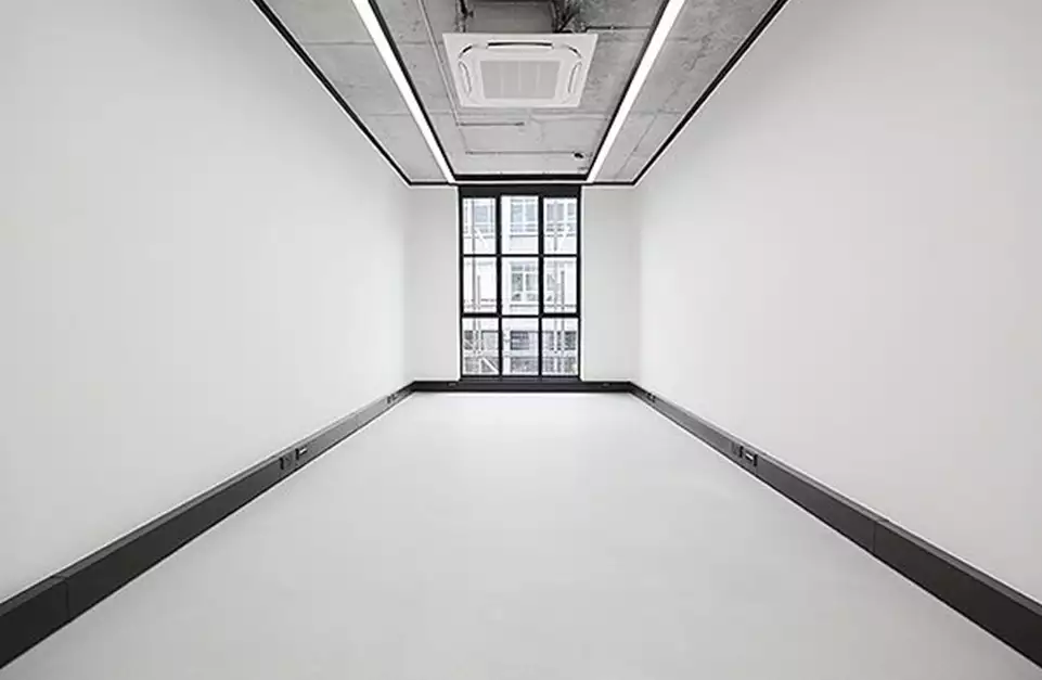 Office space to rent at The Frames, 1 Phipp Street, London, unit FR.115, 297 sq ft (27 sq m).