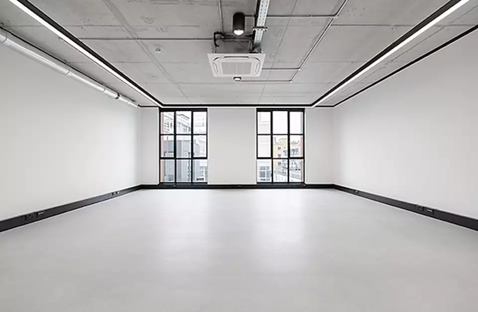Office space to rent at The Frames, 1 Phipp Street, London, unit FR.202, 672 sq ft (62 sq m).