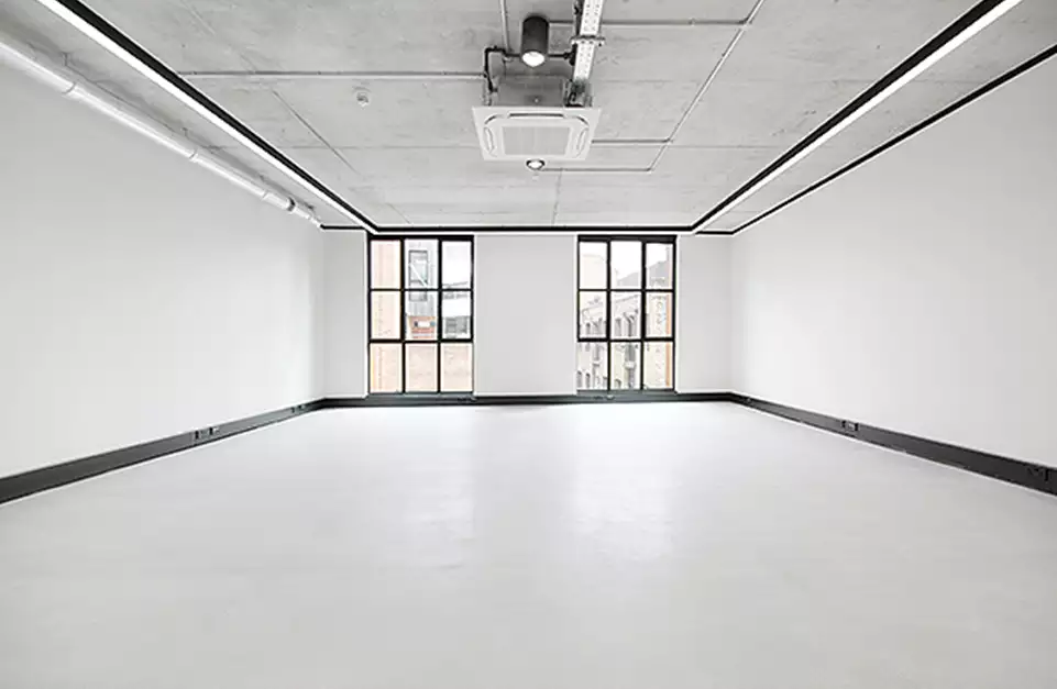 Office space to rent at The Frames, 1 Phipp Street, London, unit FR.212, 705 sq ft (65 sq m).