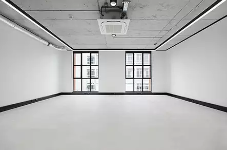 Office space to rent at The Frames, 1 Phipp Street, London, unit FR.215, 606 sq ft (56 sq m).