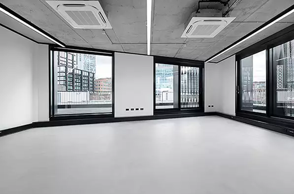 Office space to rent at The Frames, 1 Phipp Street, London, unit FR.315, 614 sq ft (57 sq m).