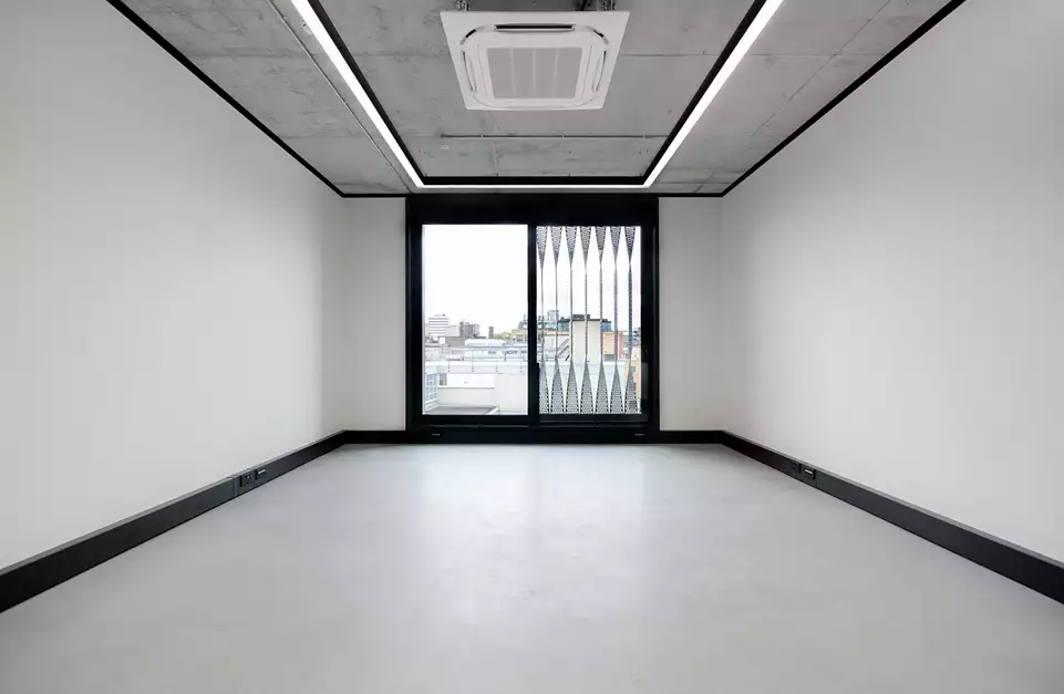 Office space to rent at The Frames, 1 Phipp Street, London, unit FR.402, 340 sq ft (31 sq m).