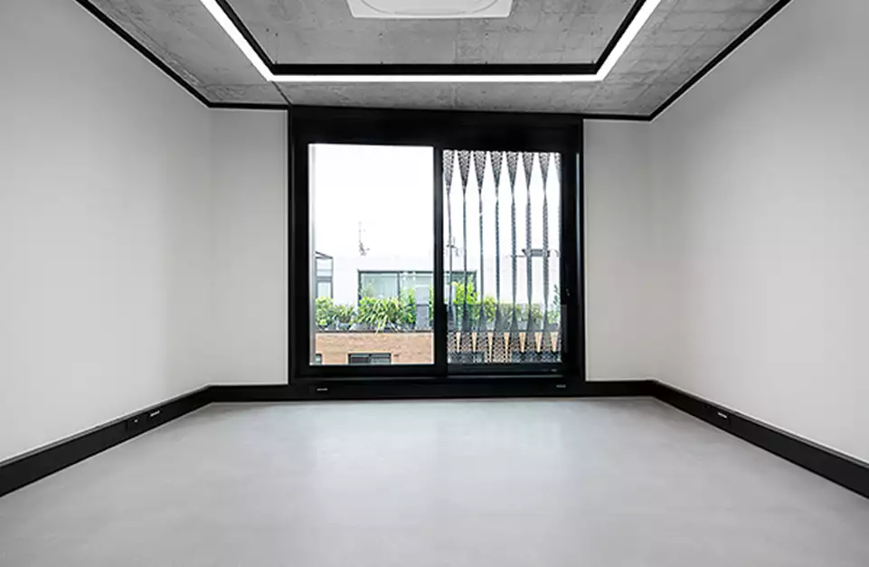 Office space to rent at The Frames, 1 Phipp Street, London, unit FR.407, 245 sq ft (22 sq m).