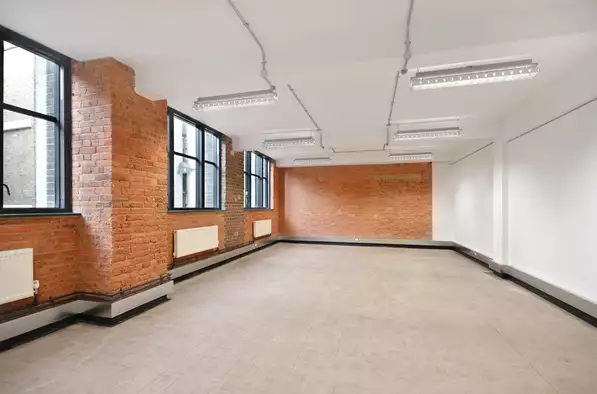 Office space to rent at Pill Box, 115 Coventry Road, Bethnal Green, London, unit PB.219, 569 sq ft (52 sq m).