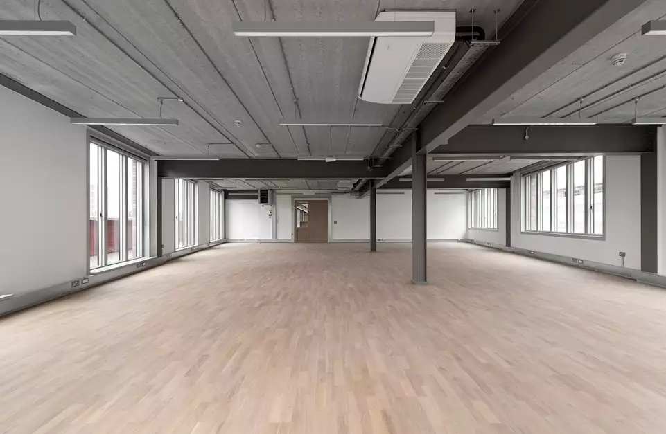 Office space to rent at Brickfields, 37 Cremer Street, London, unit BK.409, 1817 sq ft (168 sq m).