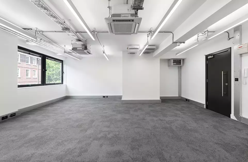 Office space to rent at 60 Grays Inn Road, 60 Gray's Inn Road, London, unit GI.2.07, 476 sq ft (44 sq m).