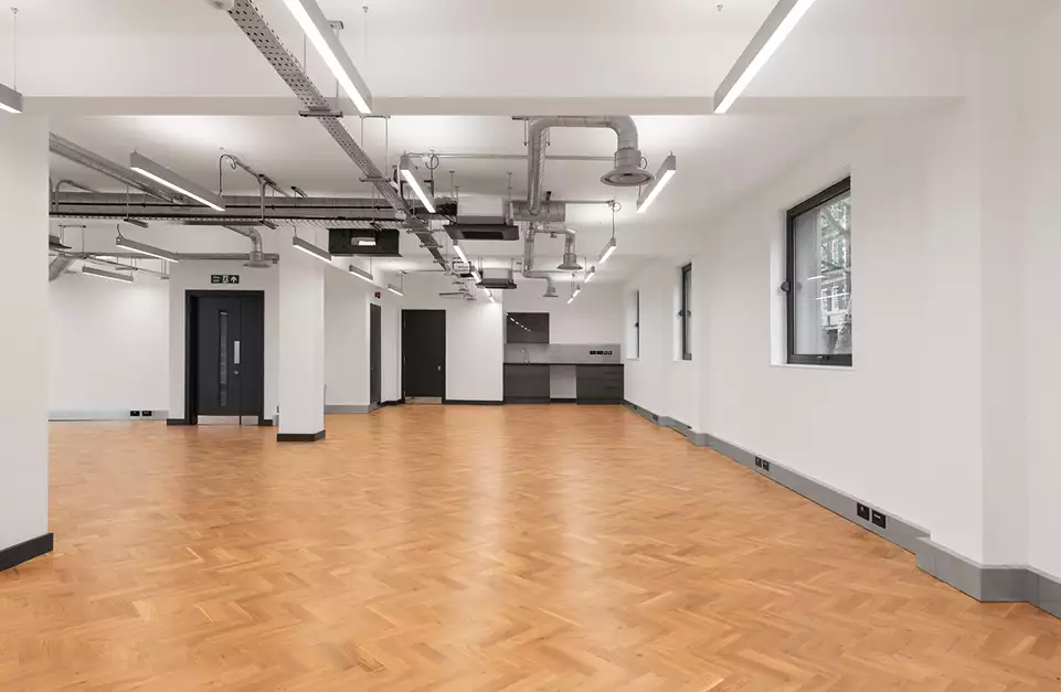 Office space to rent at 60 Grays Inn Road, 60 Gray's Inn Road, London, unit GI.G01, 2152 sq ft (199 sq m).
