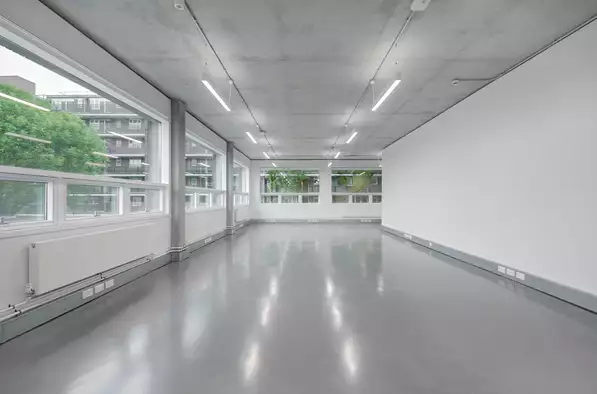 Office space to rent at The Biscuit Factory, Drummond Road, London, unit TB.CC113, 969 sq ft (90 sq m).