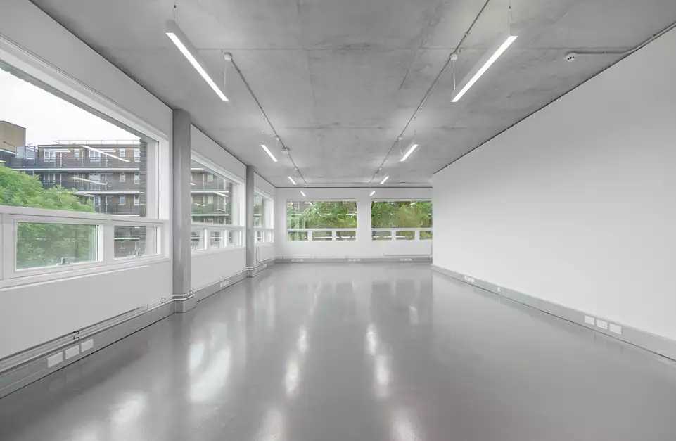 Office space to rent at The Biscuit Factory, Drummond Road, London, unit TB.CC213, 947 sq ft (87 sq m).