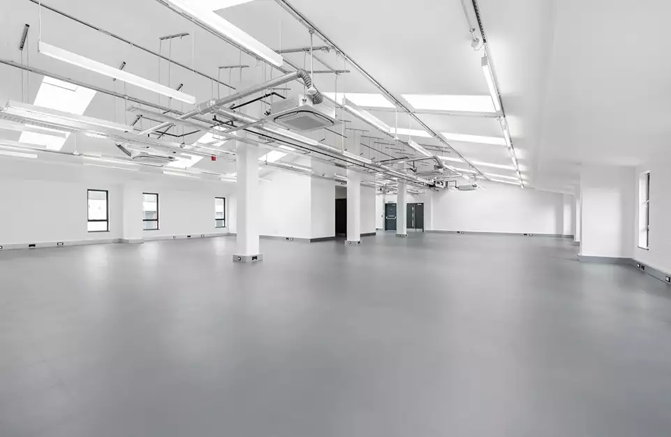 Office space to rent at East London Works, 75  Whitechapel Road, London, unit WH3.31-7, 3945 sq ft (366 sq m).