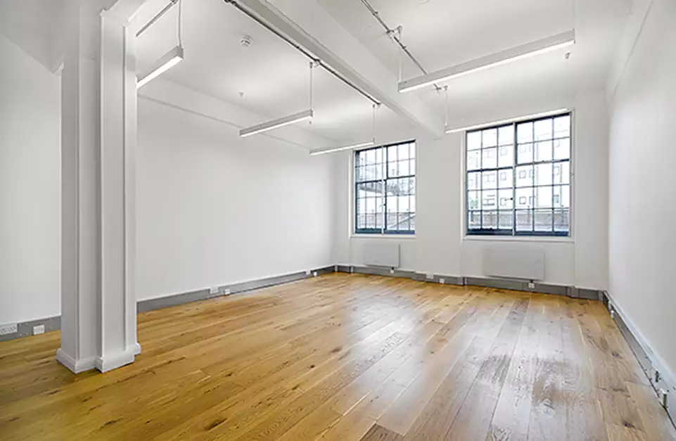 Office space to rent at The Print Rooms, 164/180 Union Street, Waterloo, London, unit LI.202, 410 sq ft (38 sq m).