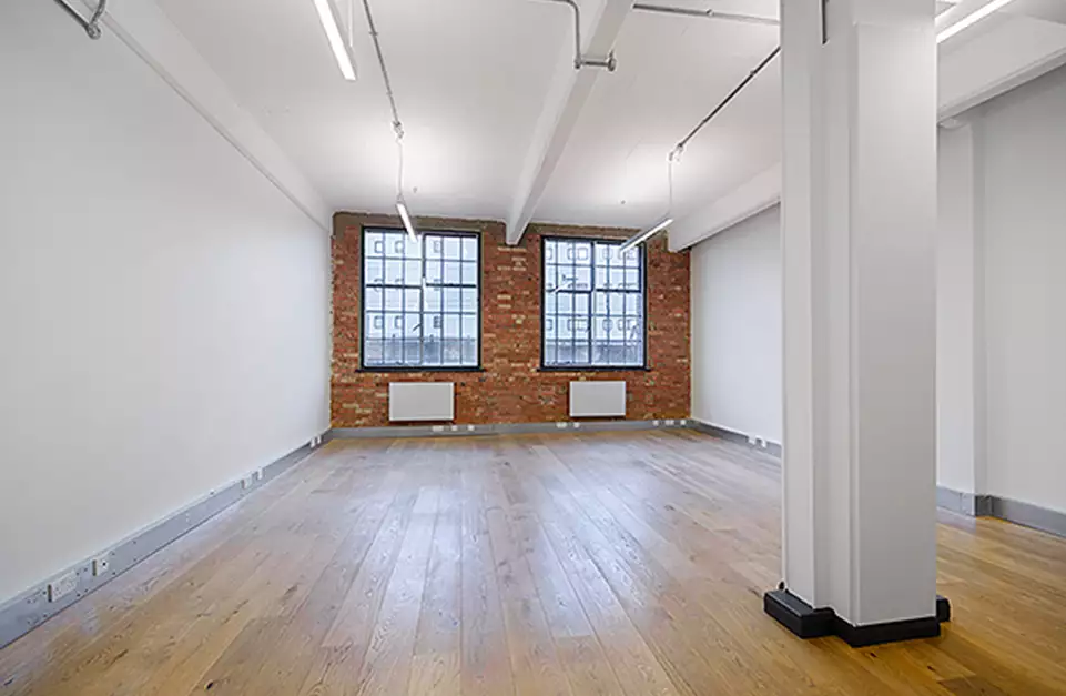Office space to rent at The Print Rooms, 164/180 Union Street, Waterloo, London, unit LI.208, 475 sq ft (44 sq m).