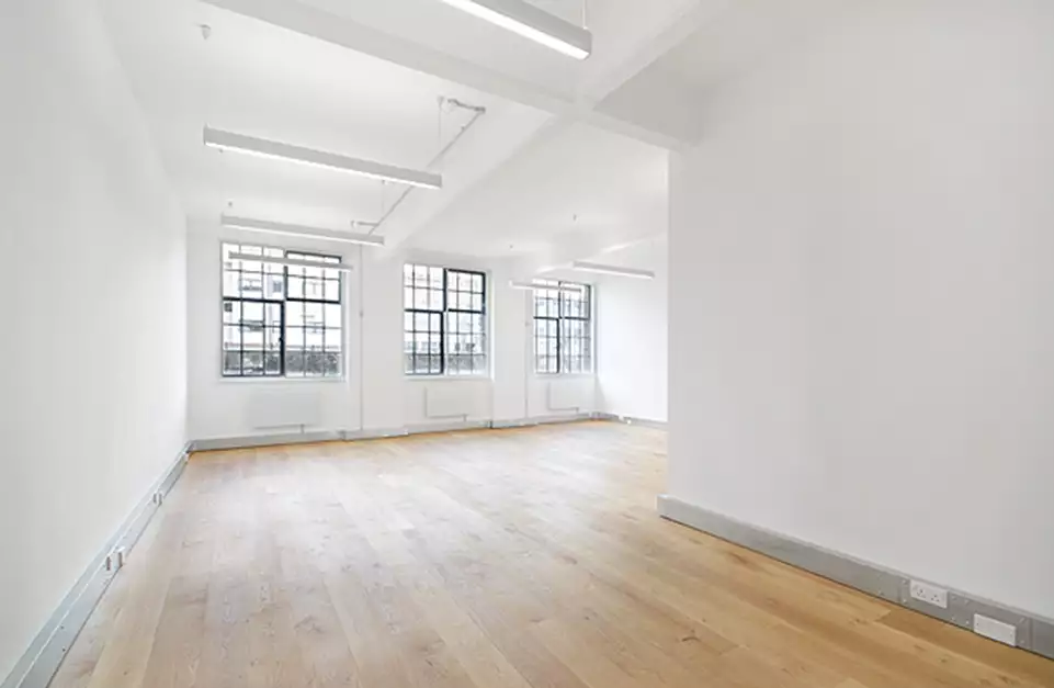 Office space to rent at The Print Rooms, 164/180 Union Street, Waterloo, London, unit LI.211, 593 sq ft (55 sq m).