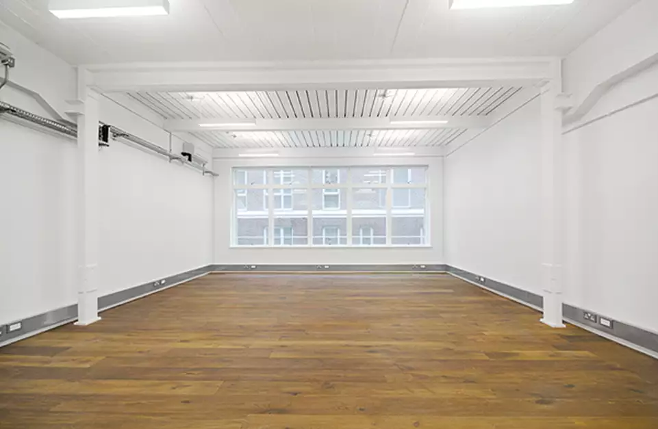 Office space to rent at The Record Hall, 16-16A Baldwins Gardens, London, unit RH.115, 512 sq ft (47 sq m).