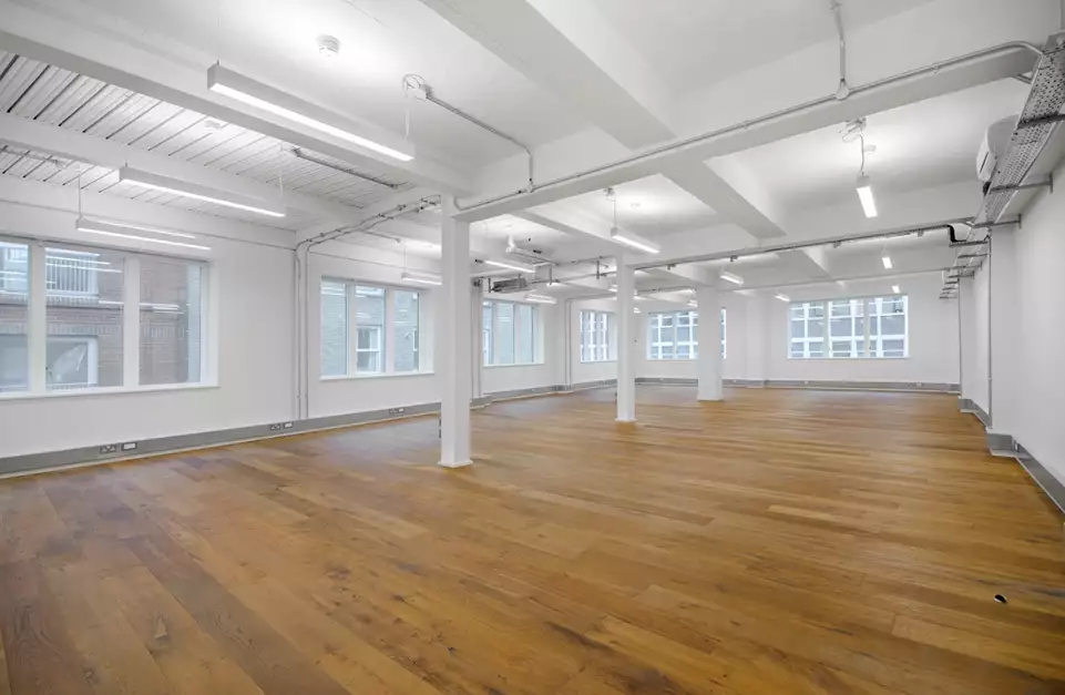 Office space to rent at The Record Hall, 16-16A Baldwins Gardens, London, unit RH.219, 1514 sq ft (140 sq m).