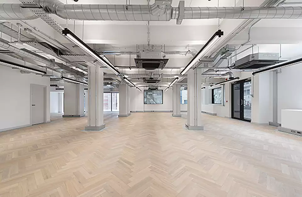 Office space to rent at The Record Hall, 16-16A Baldwins Gardens, London, unit RH.G08, 2143 sq ft (199 sq m).