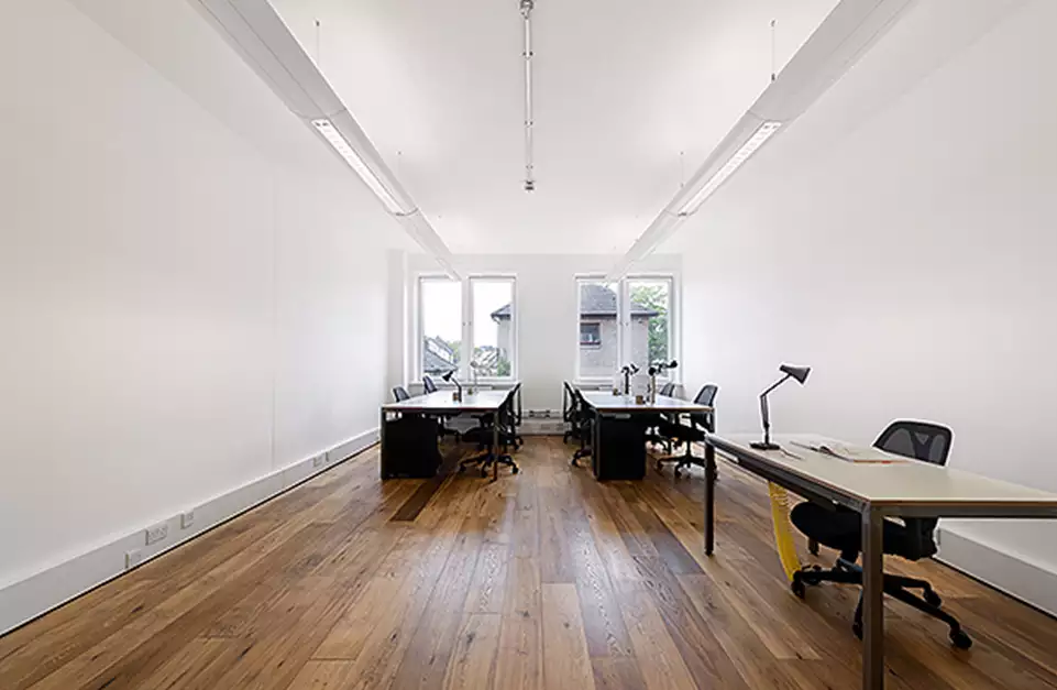 Office space to rent at Wenlock Studios, 50-52 Wharf Road, Islington, London, unit WR.2.05, 631 sq ft (58 sq m).