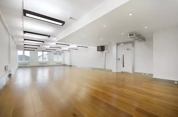 Office space to rent at Wenlock Studios, 50-52 Wharf Road, Islington, London, unit WR.2.04, 1348 sq ft (125 sq m).