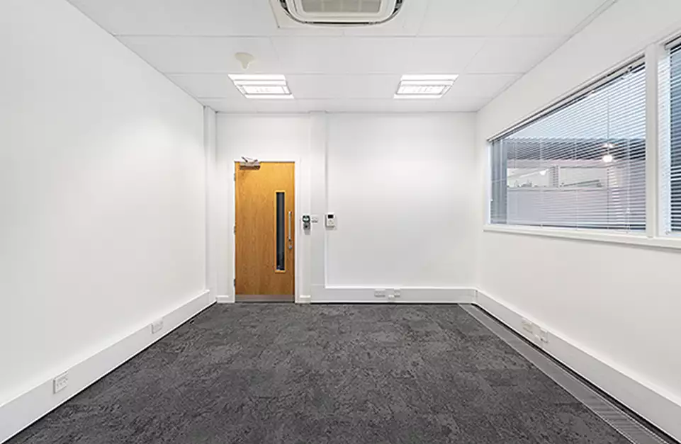 Office space to rent at Wenlock Studios, 50-52 Wharf Road, Islington, London, unit WR.2.08, 183 sq ft (17 sq m).